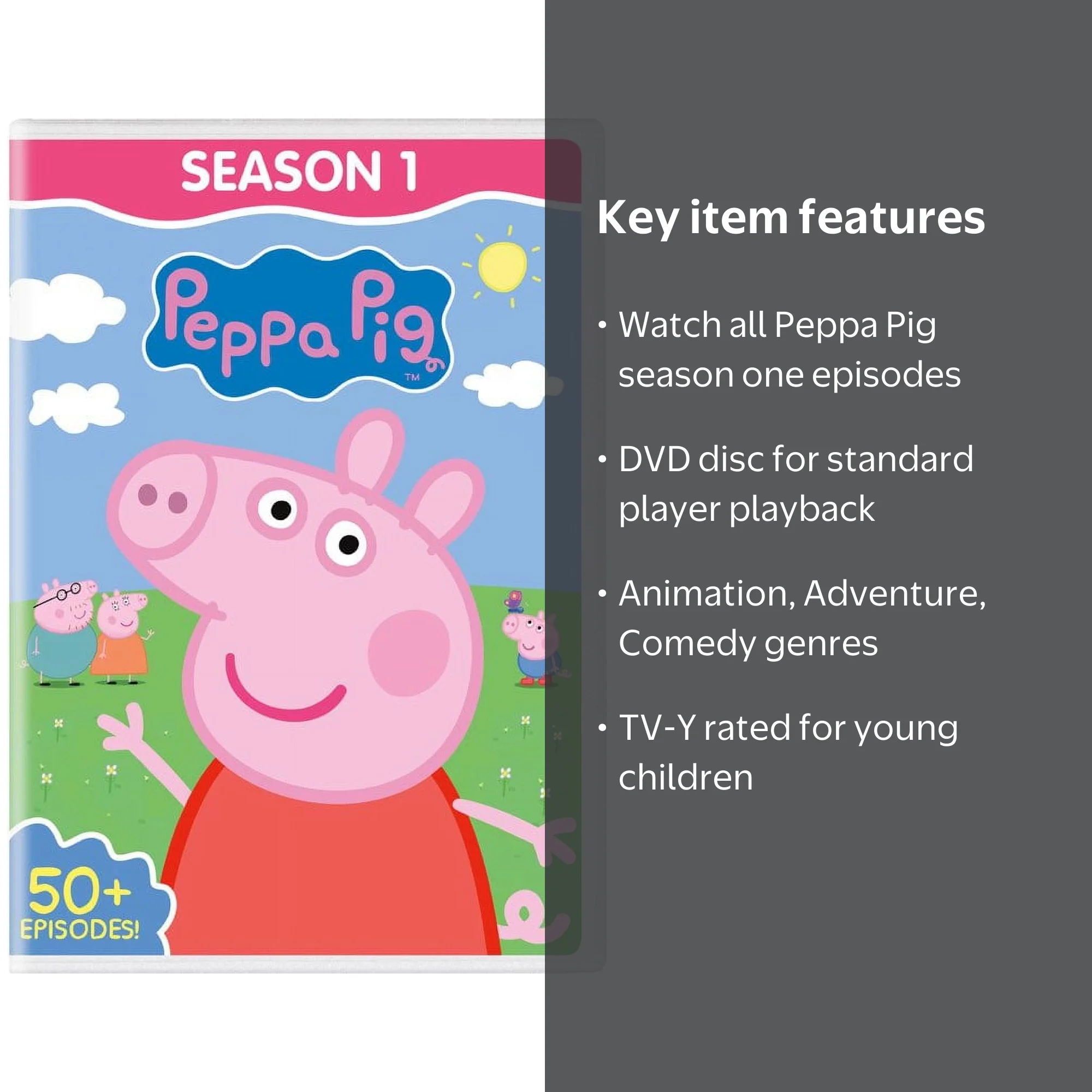 Peppa Pig: The Complete First Season (DVD) - Walmart.com