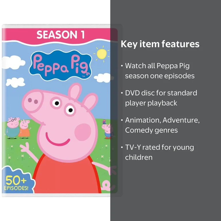 Peppa Pig: The Complete First Season (DVD) - Walmart.com