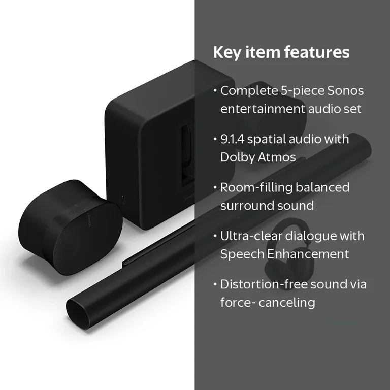 Sonos Premium Personal Entertainment Set with Arc Ultra Soundbar