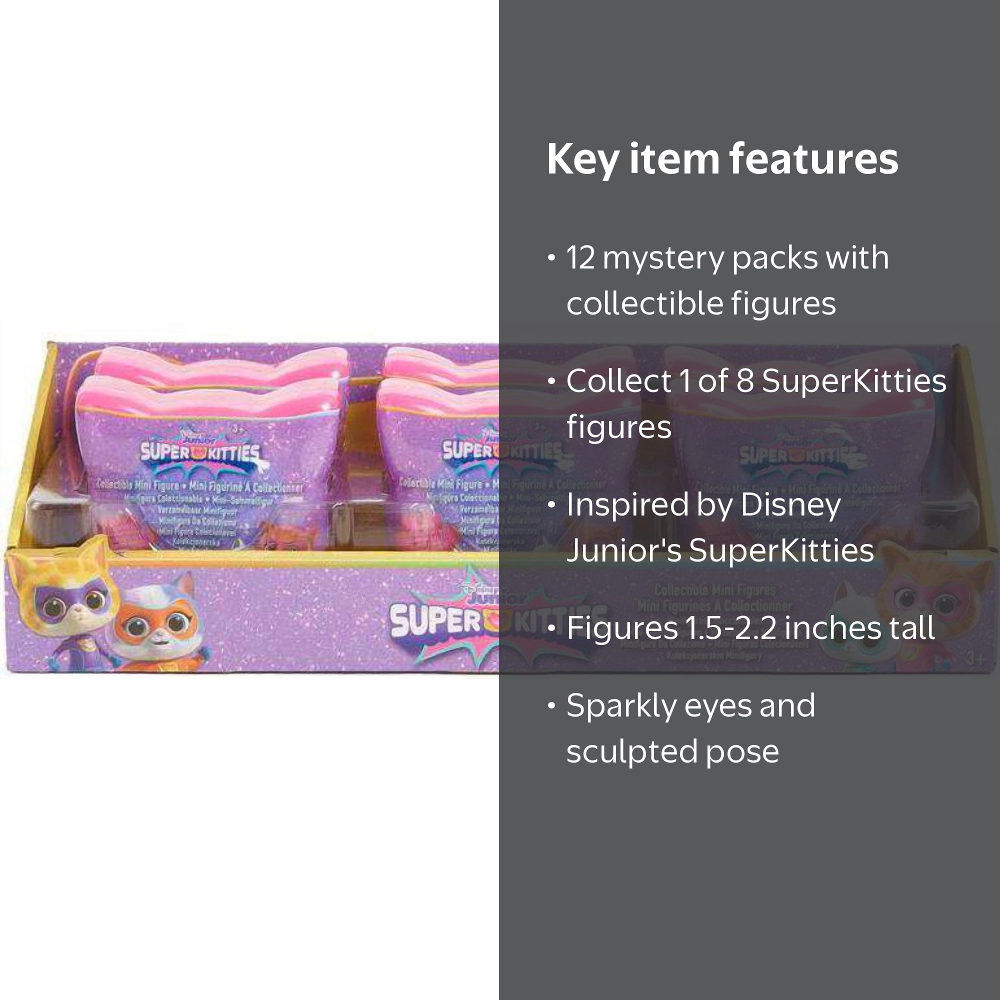 Disney Junior SuperKitties Collectible Mini Figure Mystery Box (12