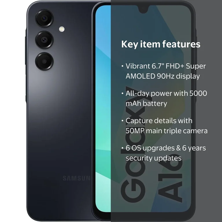 Samsung Galaxy A16 4G (256GB 8GB RAM) 6.7” AMOLED 90Hz Display