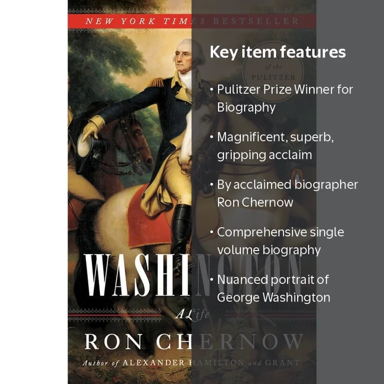 Ron Chernow, Biography, Washington: A Life Pulitzer Winner