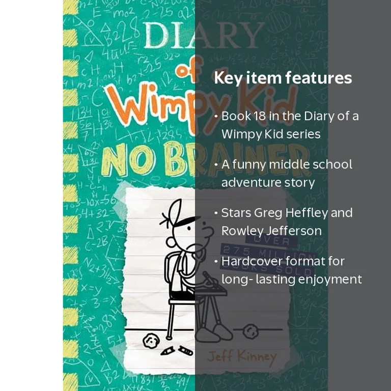 Jeff Kinney's No Brainer - Diary of a Wimpy Kid Series, Book 18