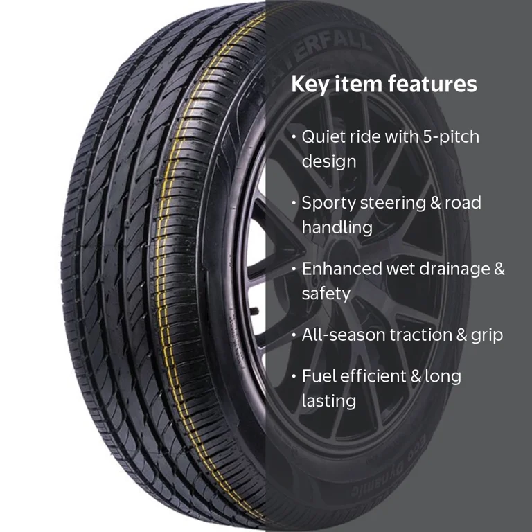 Waterfall Eco Dynamic Passenger Tire 205/60R15 95H XL, Low Fuel