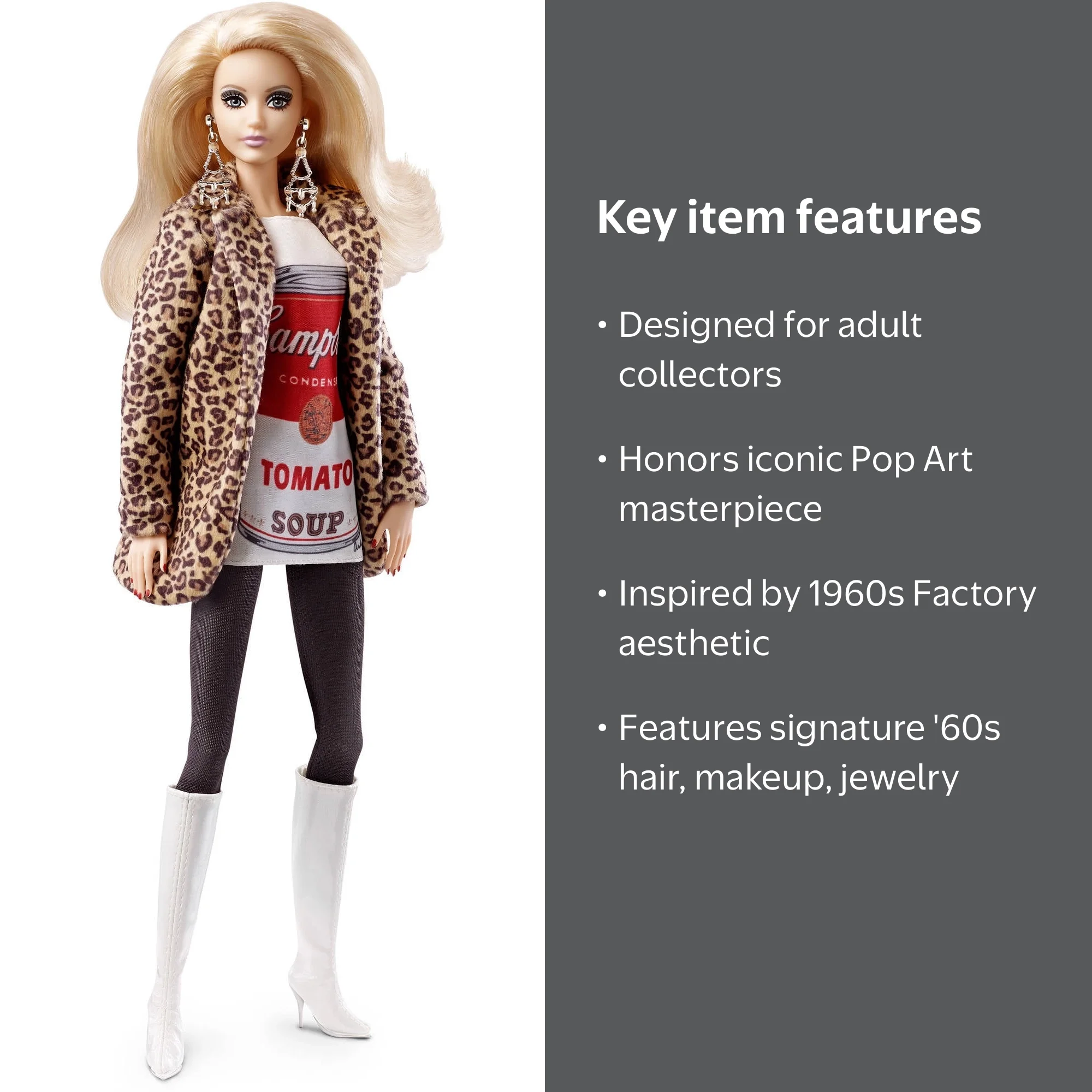 Barbie Andy Warhol Campbell's Soup Doll - Walmart.com