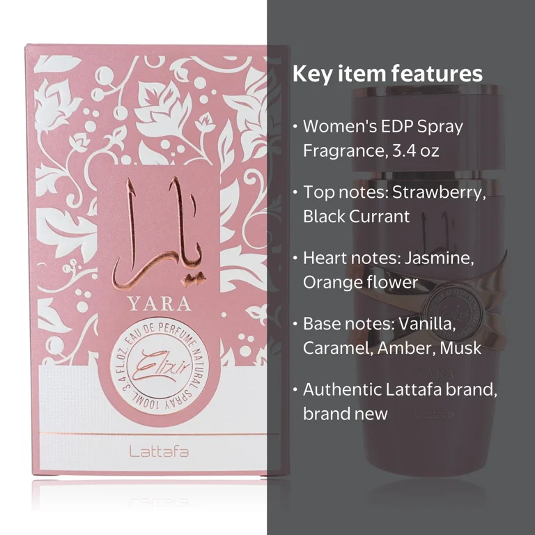 Yara Elixir by Lattafa, 3.4 oz EDP Spray for Women - Walmart.com