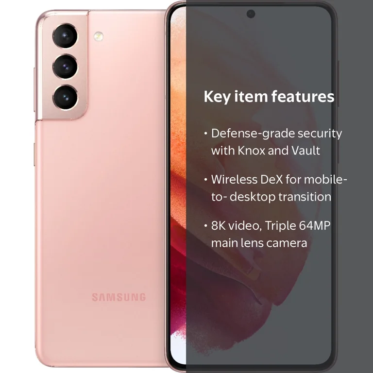 Restored Samsung Galaxy S21 5G G991U 128GB GSM/CDMA Unlocked