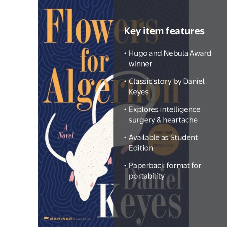 Daniel Keyes, Flowers for Algernon Student Edition, Paperback