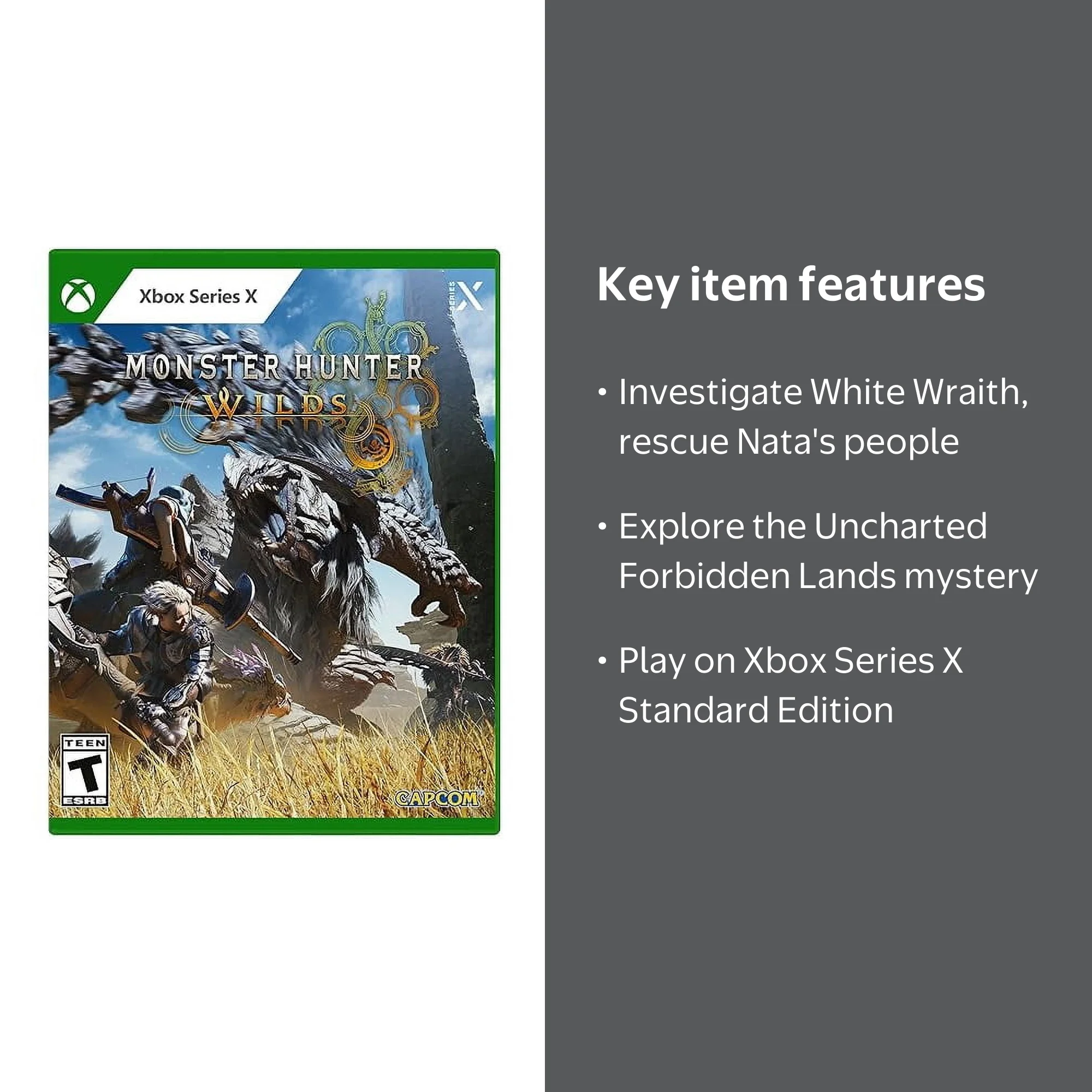Capcom, Monster Hunter Wilds Standard Edition, Xbox Series X