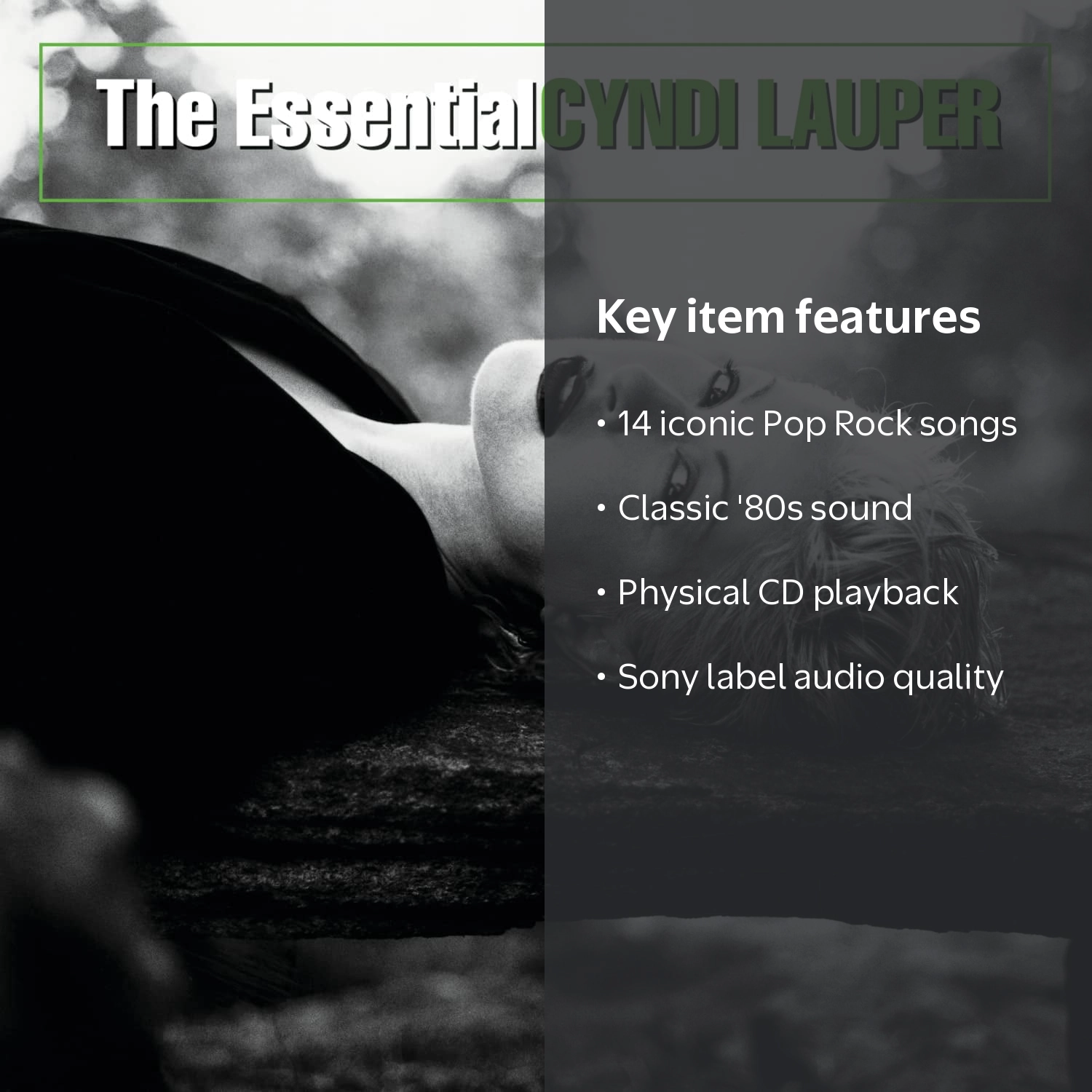 Cyndi Lauper - Essential CD, 14 Tracks 80s Hits - Music