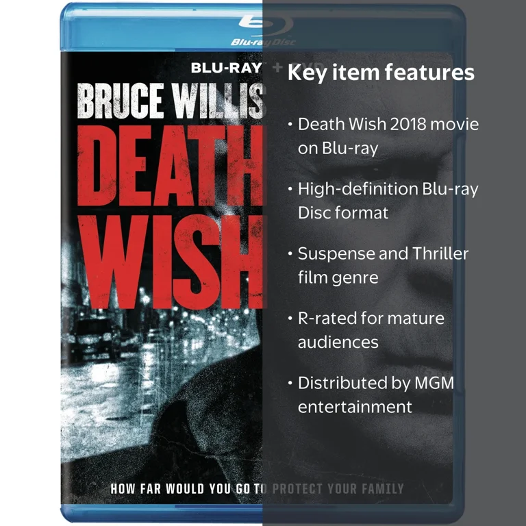 Death Wish (2018) (BD) [Blu-ray] - Walmart.com