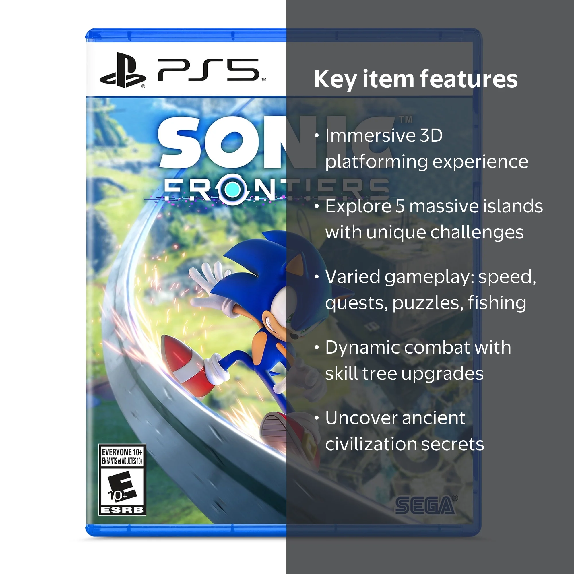 Sonic, Playstation 5 Game, Sonic Frontiers, 3D Platforming