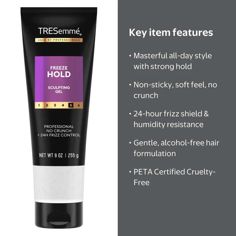 TRESemm√©, Mega Control 9 oz, Freeze Hold Gel with Humidity