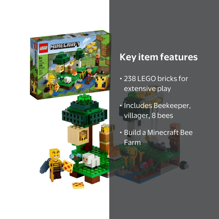 LEGO, The Bee Farm 21165 Building Set, 238 Pieces, Imaginative