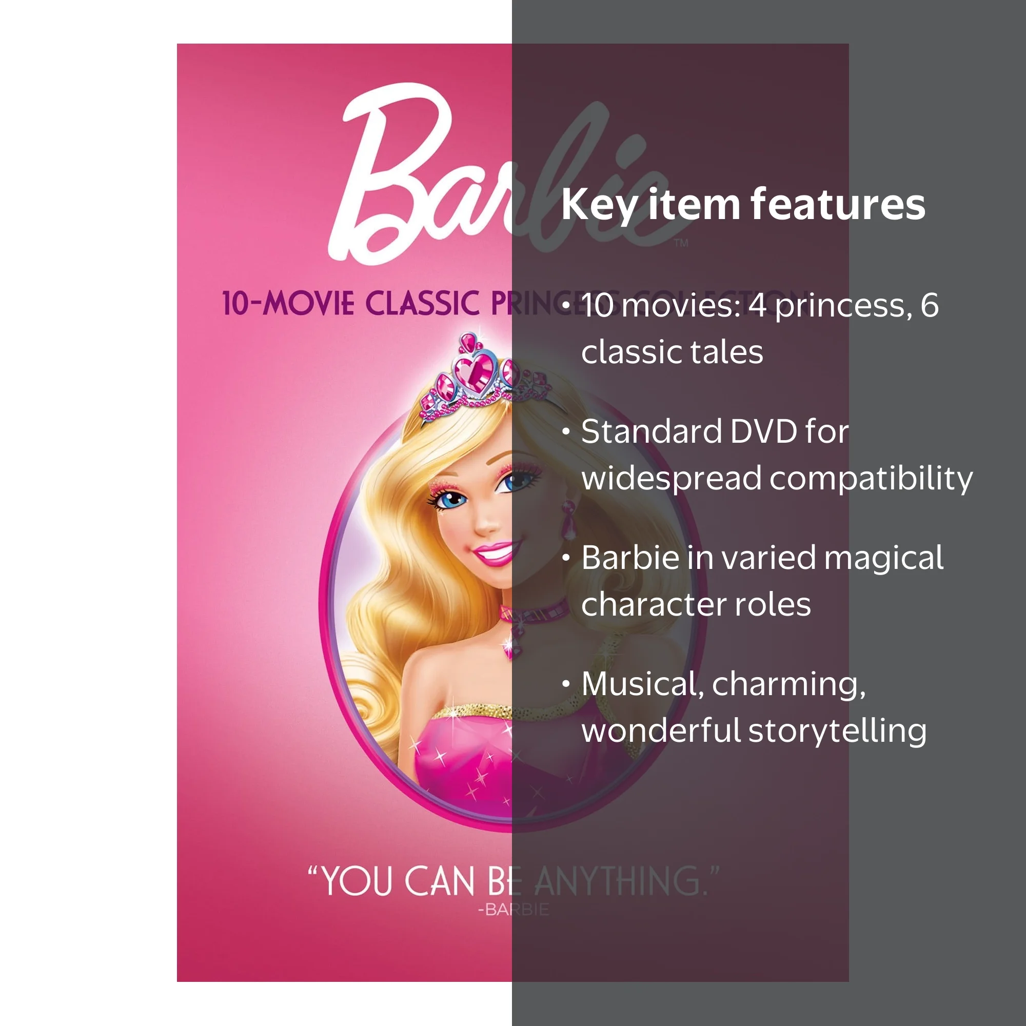 Barbie 10-Movie Classic Princess Collection: Rapunzel Adventure