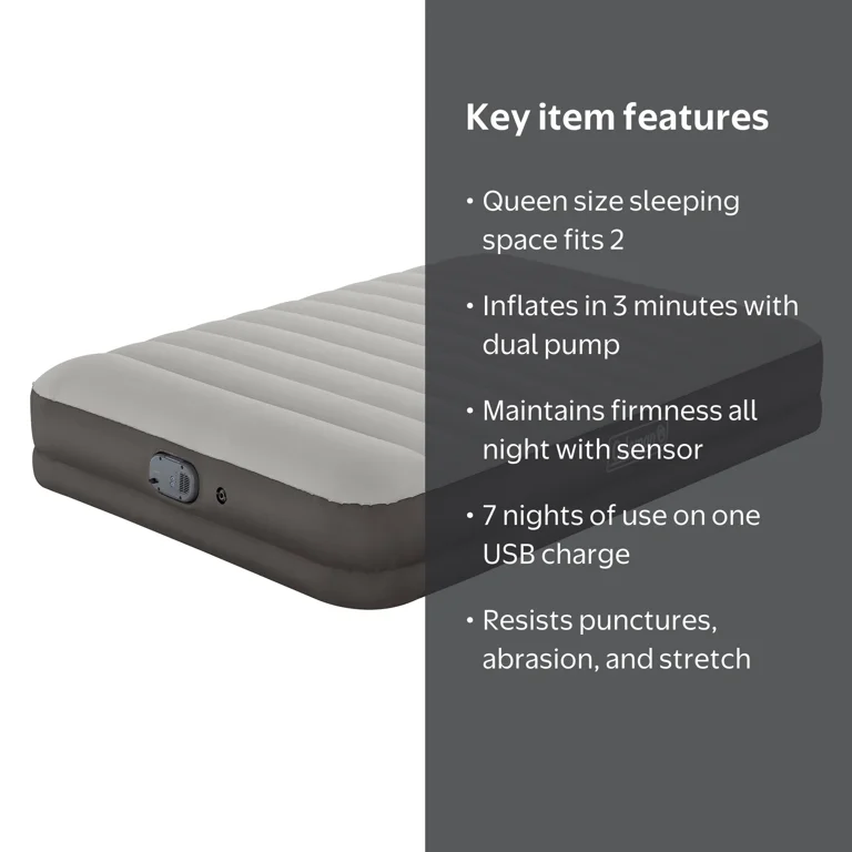 Coleman AlwayzAire Tough Guard Air Mattress Queen 14