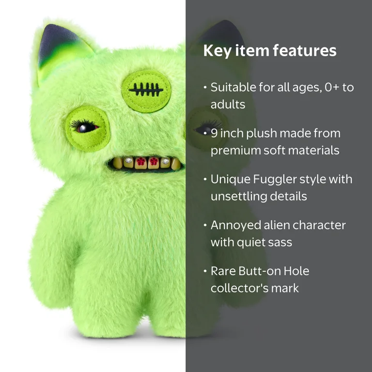 Fuggler Baddies Fuggs 9 Inch (Annoyed Alien) by ZURU - Ugly