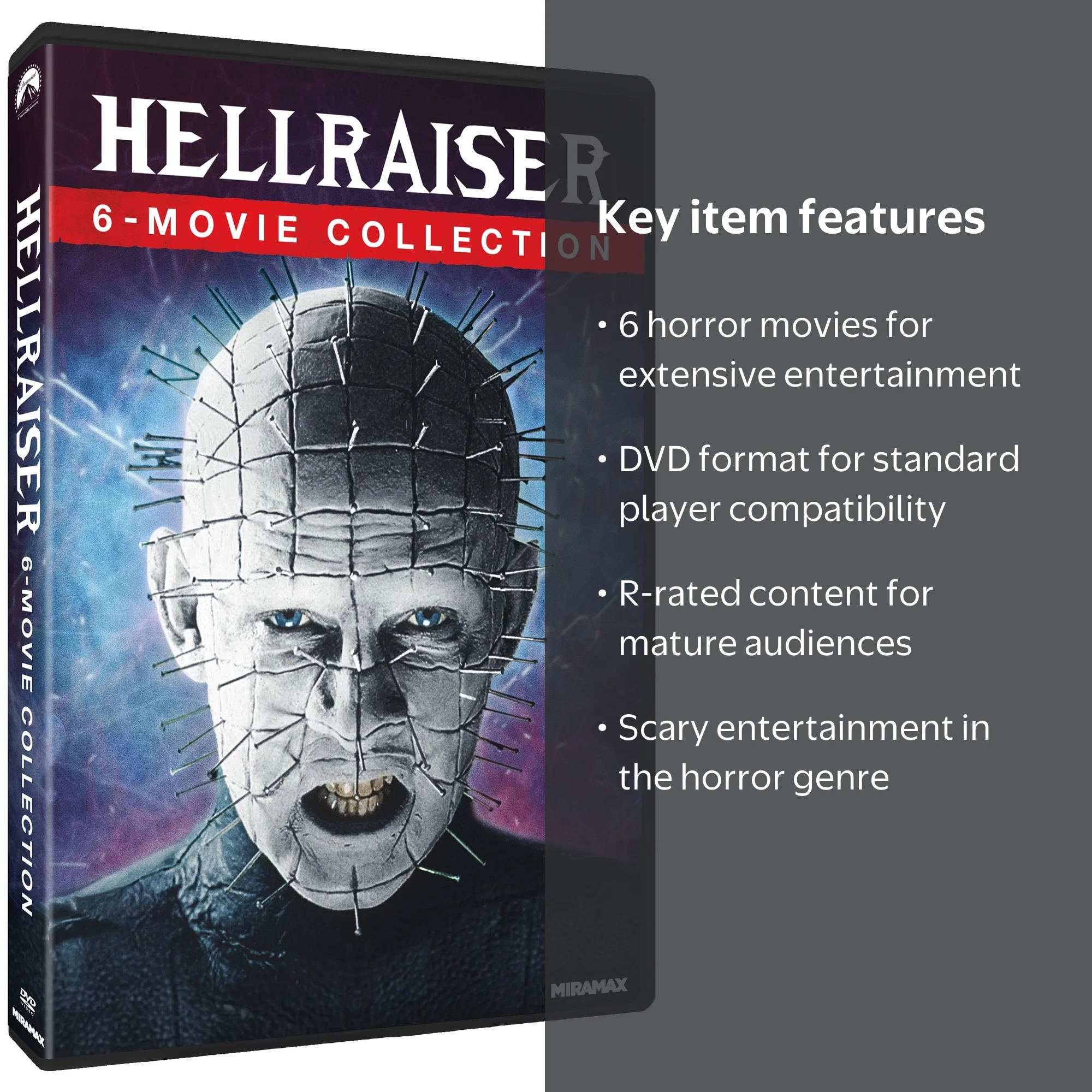 Paramount Home Video, Hellraiser DVD Collection, 6-Movie Set, R