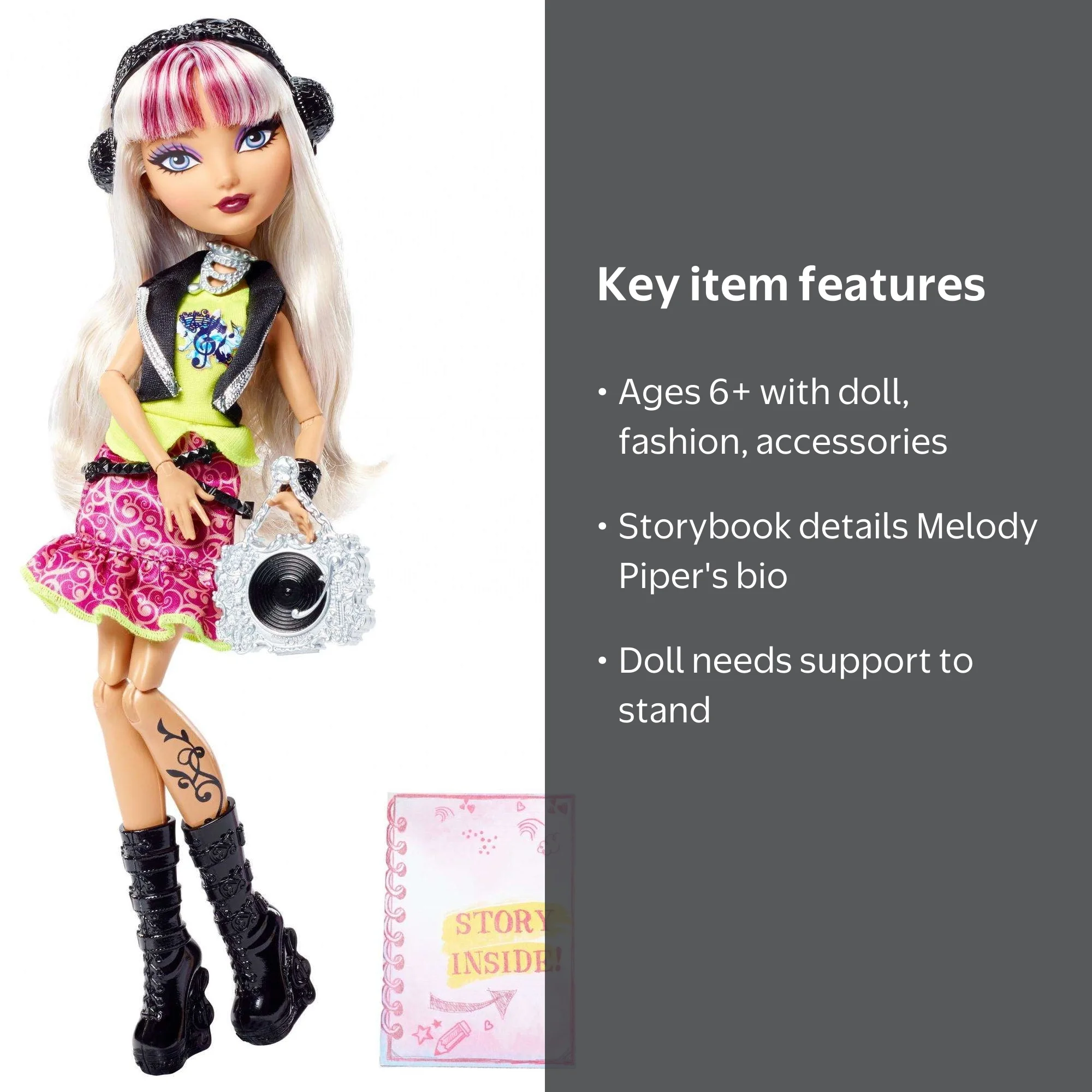 Ever After High Melody Piper Doll - Walmart.com