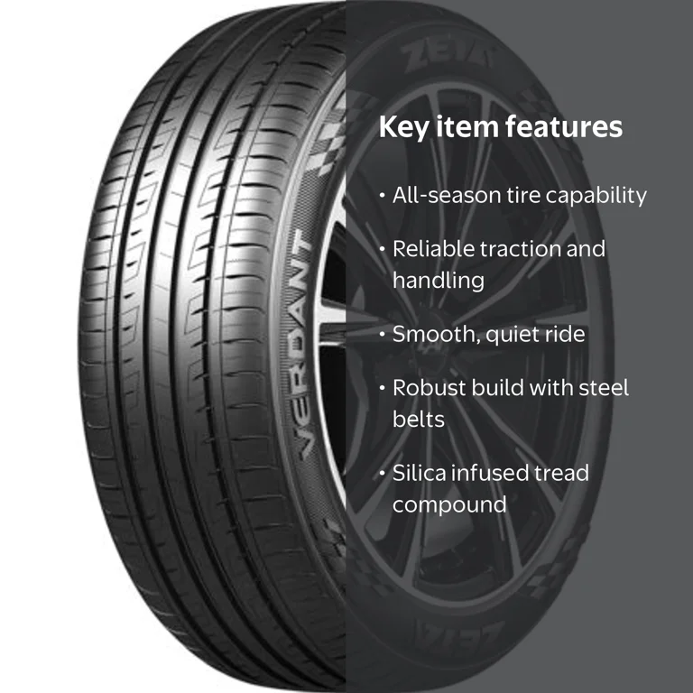 ZETA, Passenger Tire, 215/60R16 95V, All Season Black - Walmart.com