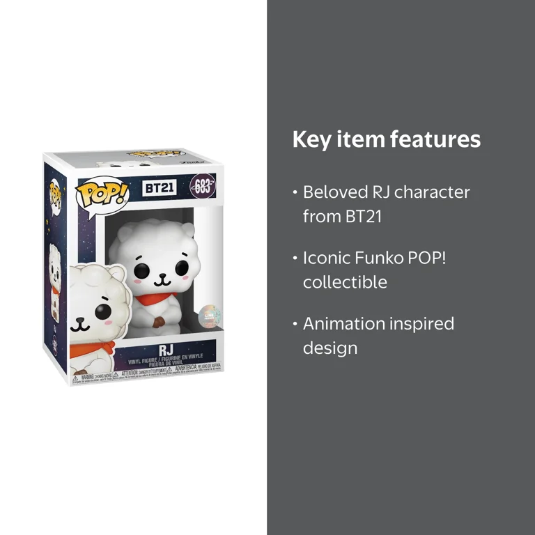 Funko POP! Animation: BT21 - RJ - Walmart.com