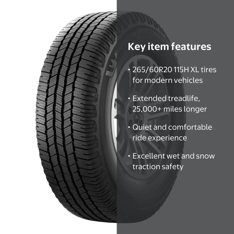 Free Shipping! Michelin Defender LTX MS2 265/60R20 115H XL Tire