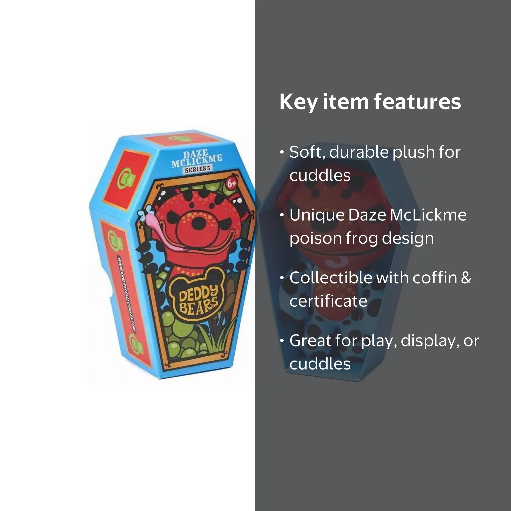 Deddy Bears Coffin Series 5 Daze McLickme Plush - Walmart.com