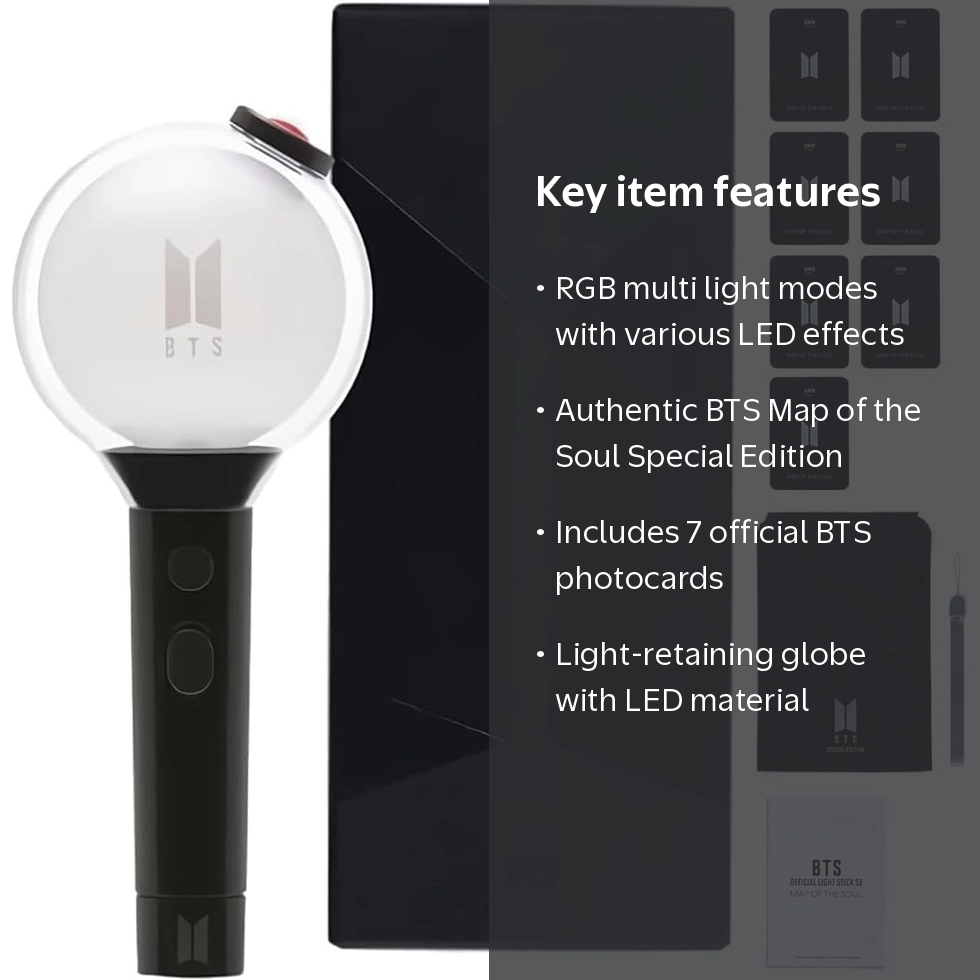 BTS Official K-Pop Lightstick - Map of The Soul Special Edition
