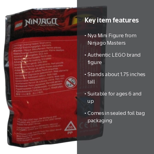 LEGO Ninjago Masters of Spinjitzu Nya Mini Figure 891951 - (Foil