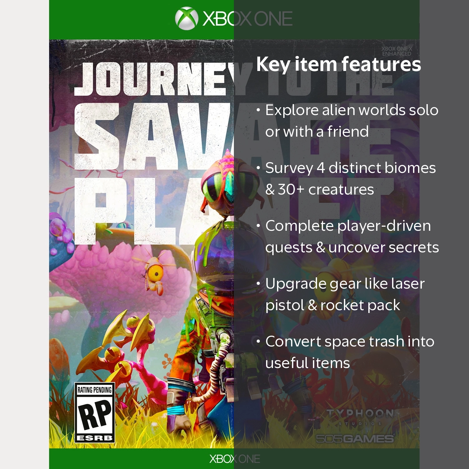 505 Games, Journey To The Savage Planet, Xbox One, 812872019819