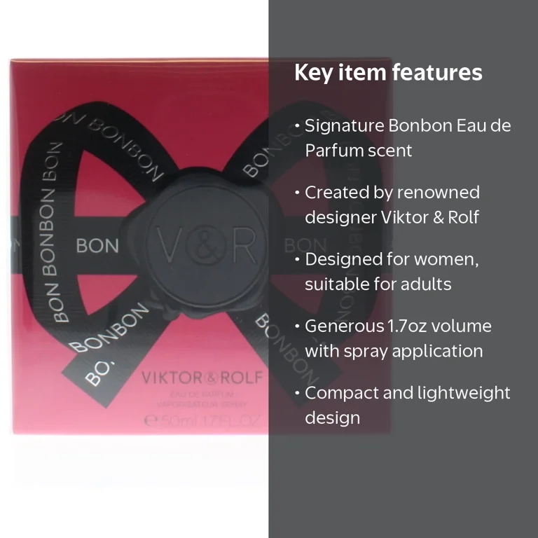 Viktor&Rolf Bonbon Eau de Parfum for Women, Sweet Floral Scent
