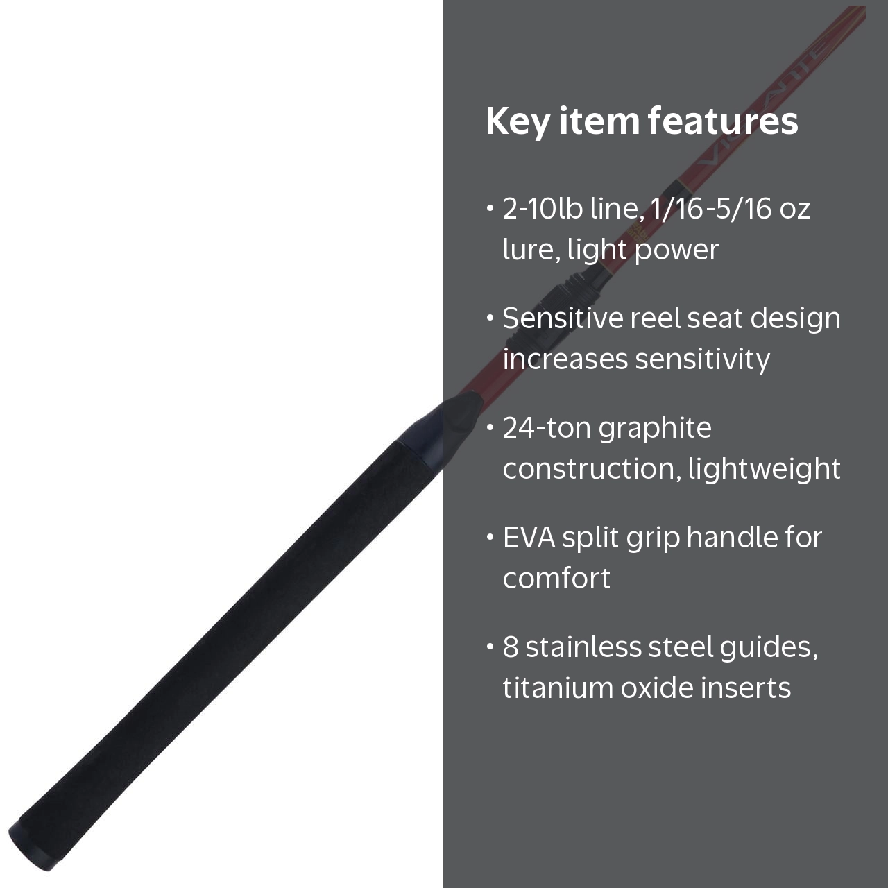 Abu Garcia Vigilante Spinning Fishing Rod - Walmart.com