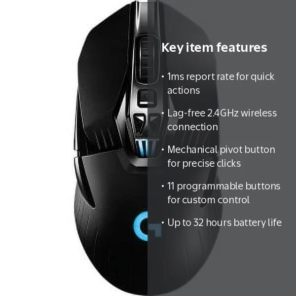 G900 Chaos Spectrum Mechanical Gaming Mouse with Programmable