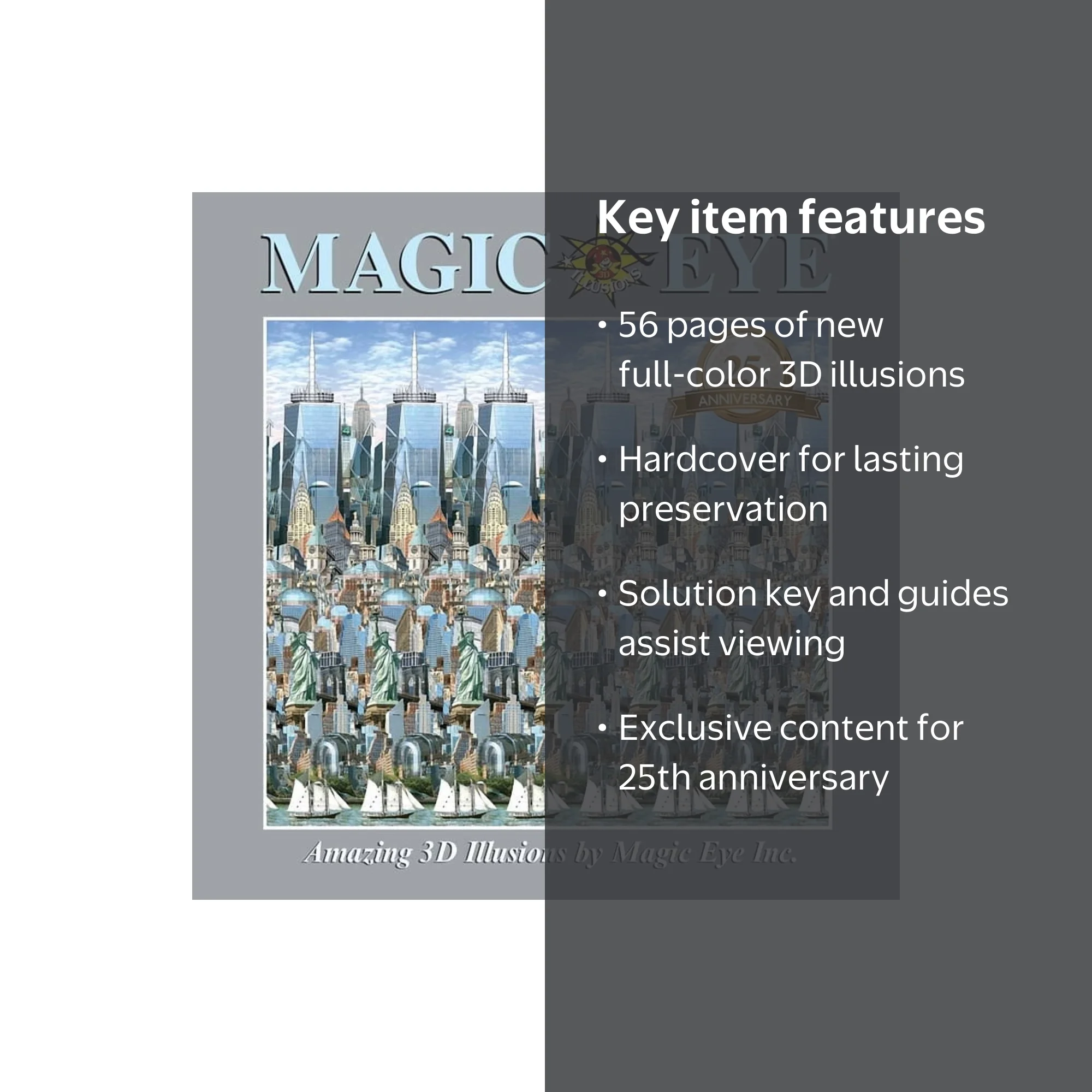Cheri Smith, Magic Eye 25th Anniversary Hardcover, Optical