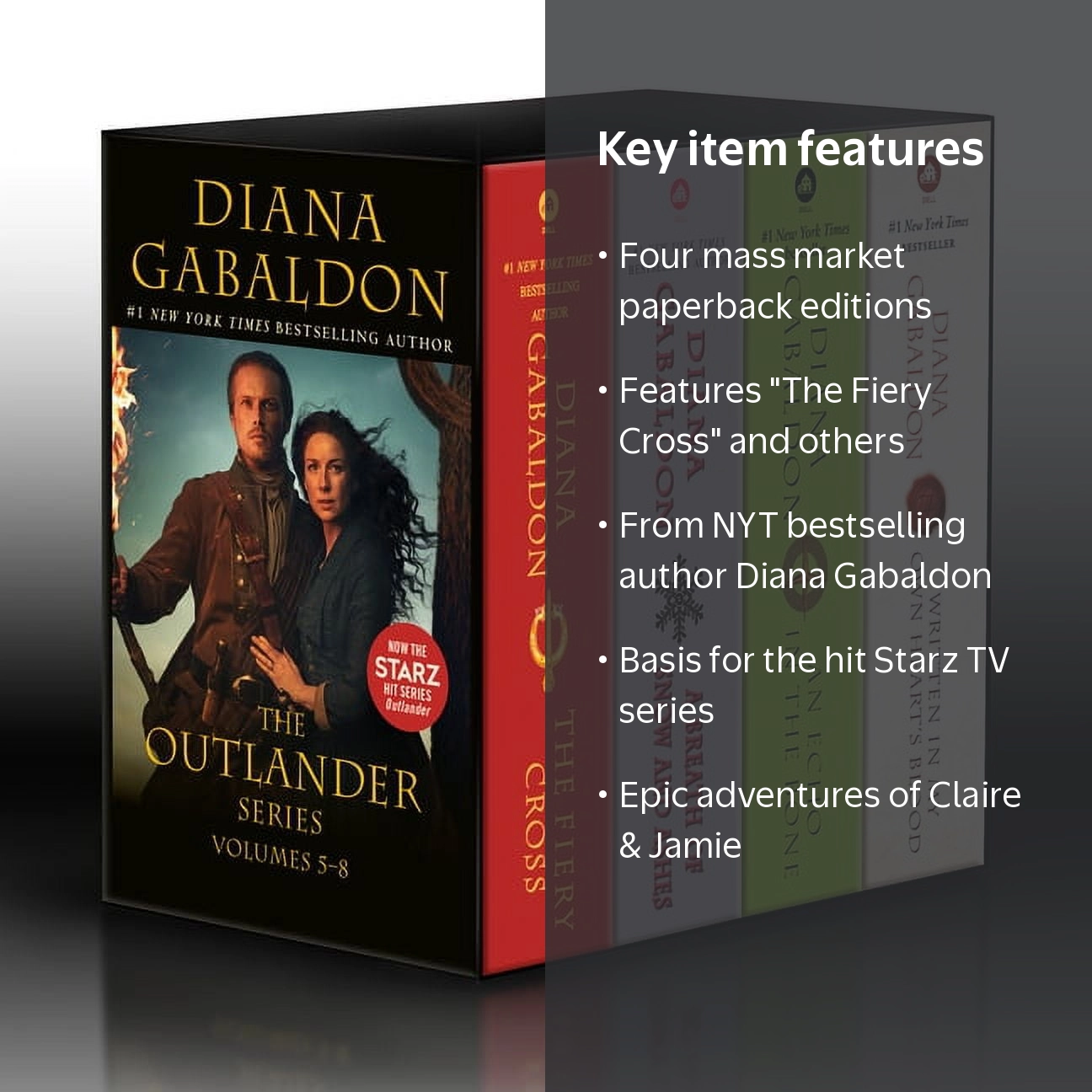 Outlander Complete Collection: Volumes 5-8 Gift Set - Fiery Cross