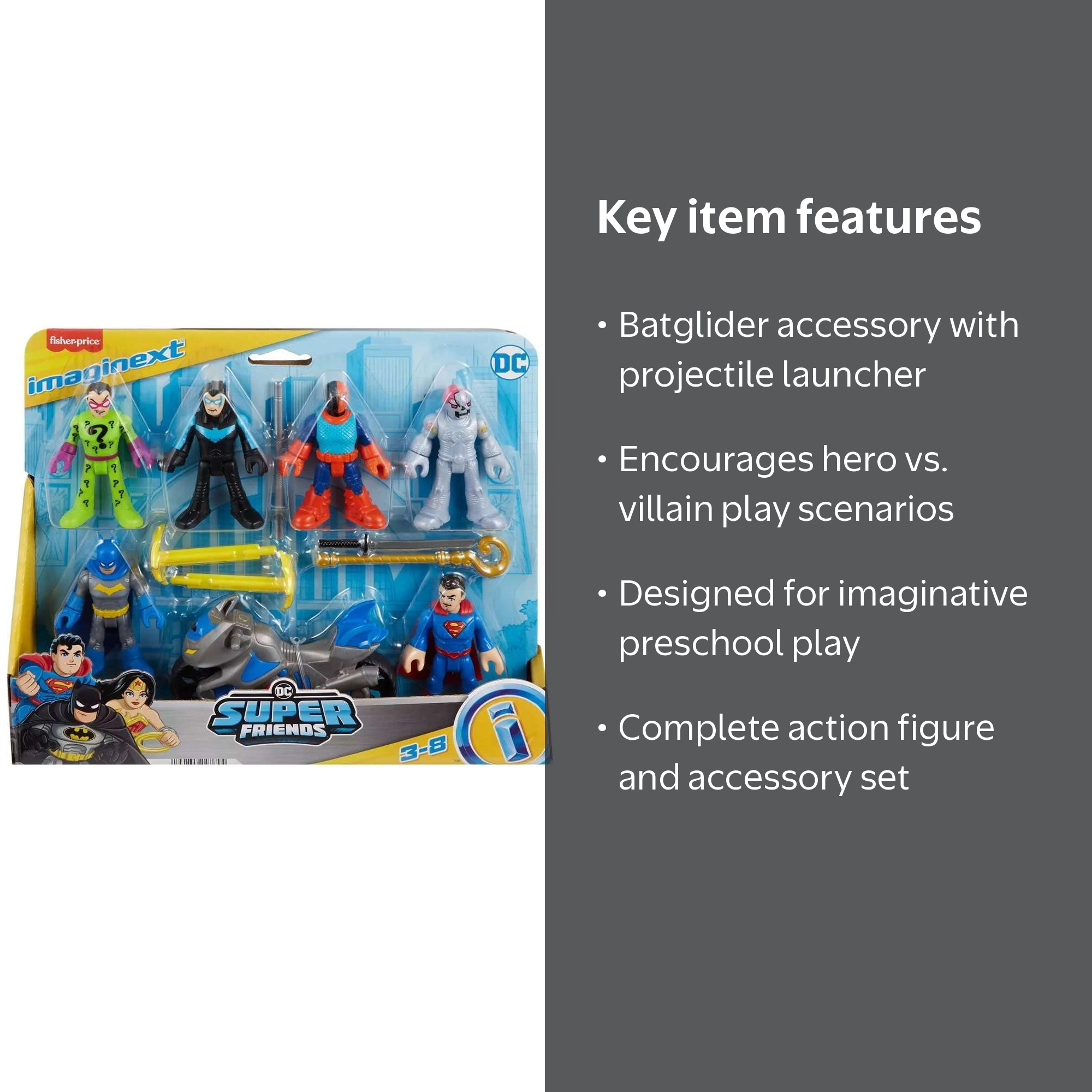 DC Super Friends Action Figures Fisher-Price Imaginext HXF94