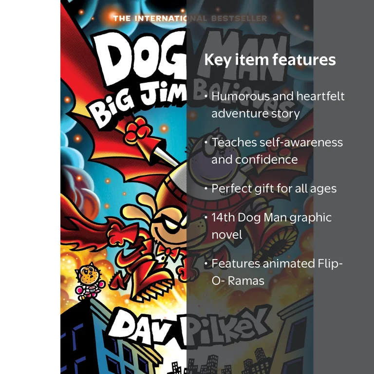 Dav Pilkey, Graphic Novel, Dog Man #14, Big Jim Believes - Walmart.com