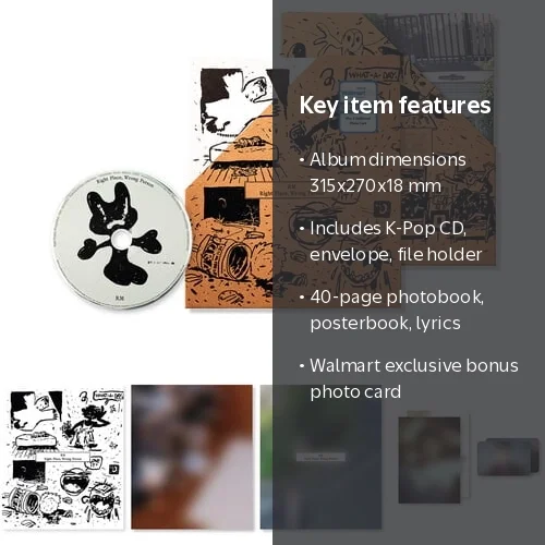 RM (BTS), Right Place, Wrong Person Ver. A, Walmart Exclusive K
