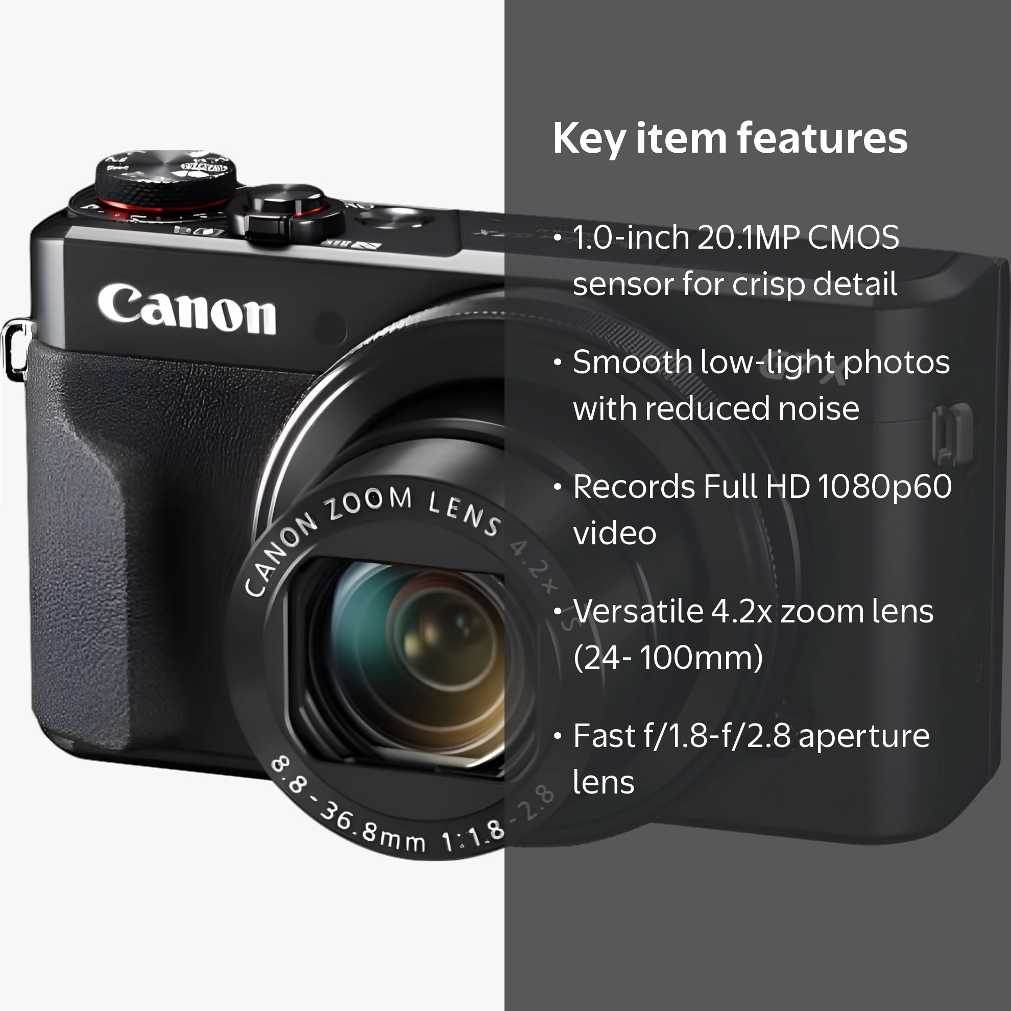 Canon G7X Mark II Camera - Canon for electronics retail - Walmart