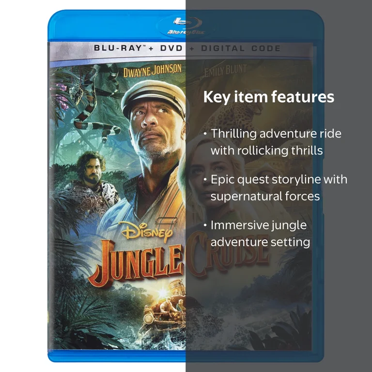 Disney's Jungle Cruise Movie: Blu-ray, DVD, and Digital Copy