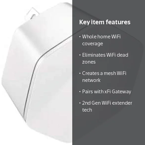 xfinity booster box Comcast xFi Pods WiFi Network Range Extenders This Xfi Pod Is Not Compatible With Comcast Business Accounts Comcast's xFi Pods Get a