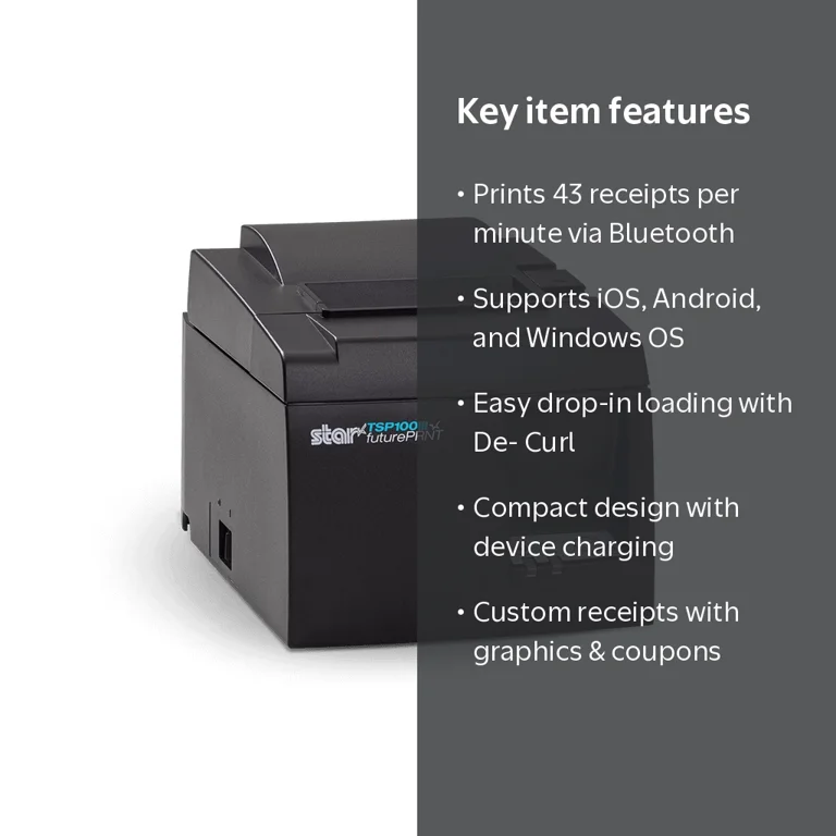 Star Micronics TSP143IIIBi Bluetooth Thermal Receipt Printer