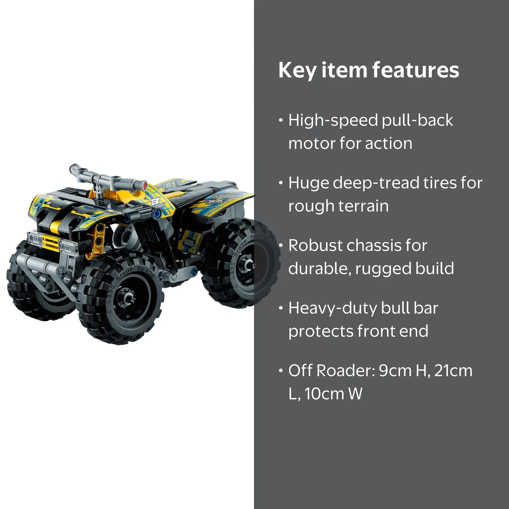 LEGO Technic Quad Bike Set #42034 - Walmart.com