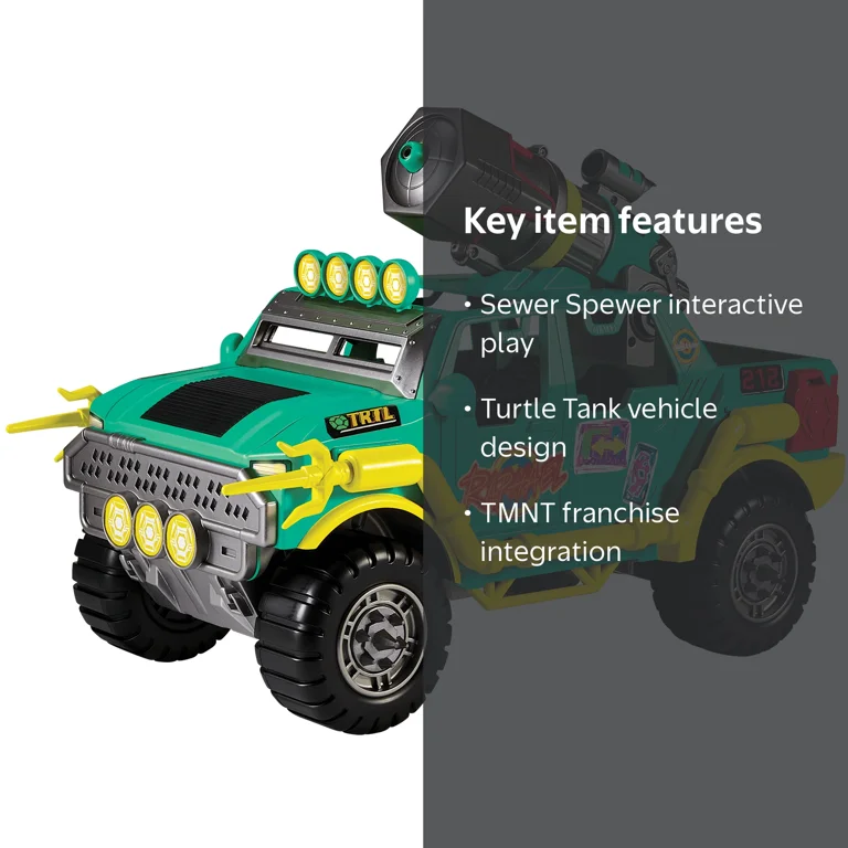 TMNT Turtle Tank Sewer Spewer, Teenage Mutant Ninja Turtles action