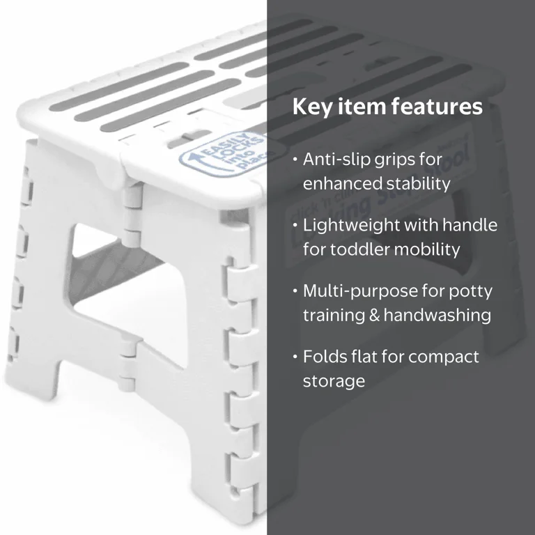 Jool Baby Click N' Climb Locking Step Stool with Non-Slip Surface