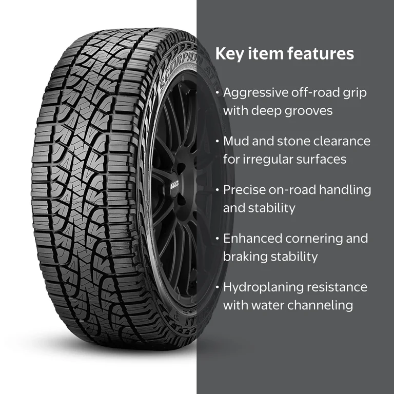 Pirelli Scorpion ATR All Terrain 225/65R17 102H Light Truck Tire