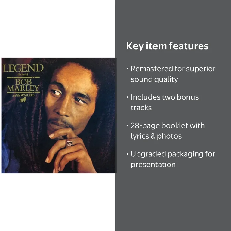 Island Heritage, Bob Marley Legend CD, Music & Performance, New