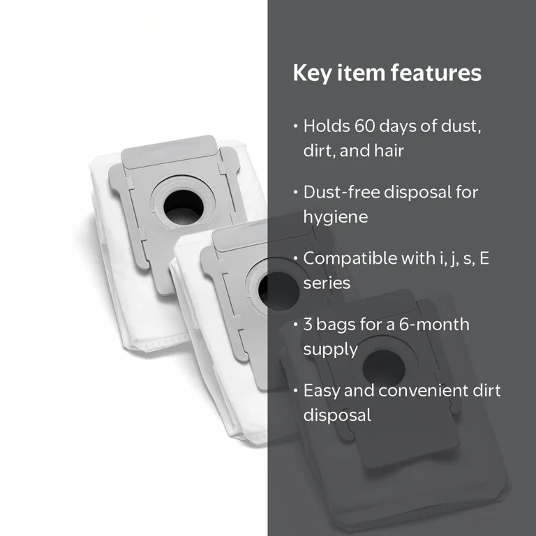 iRobot Authentic Replacement Parts - 3 Count (Pack of 1) Dirt
