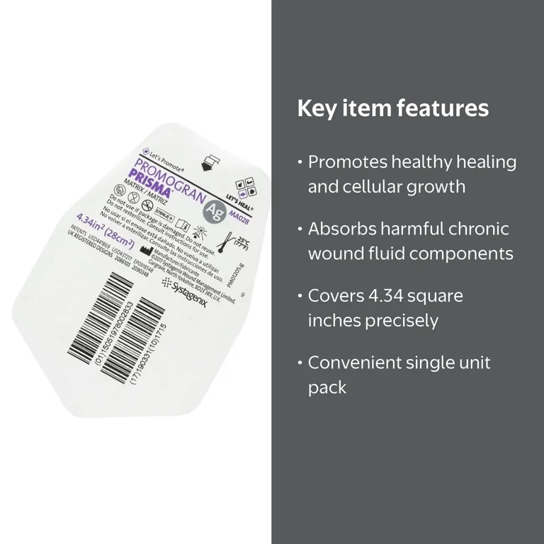 prisma wound dressing Promogran Collagen Matrix Dressing, 4.34" 55% collagen High Quality Matrix Dressing -