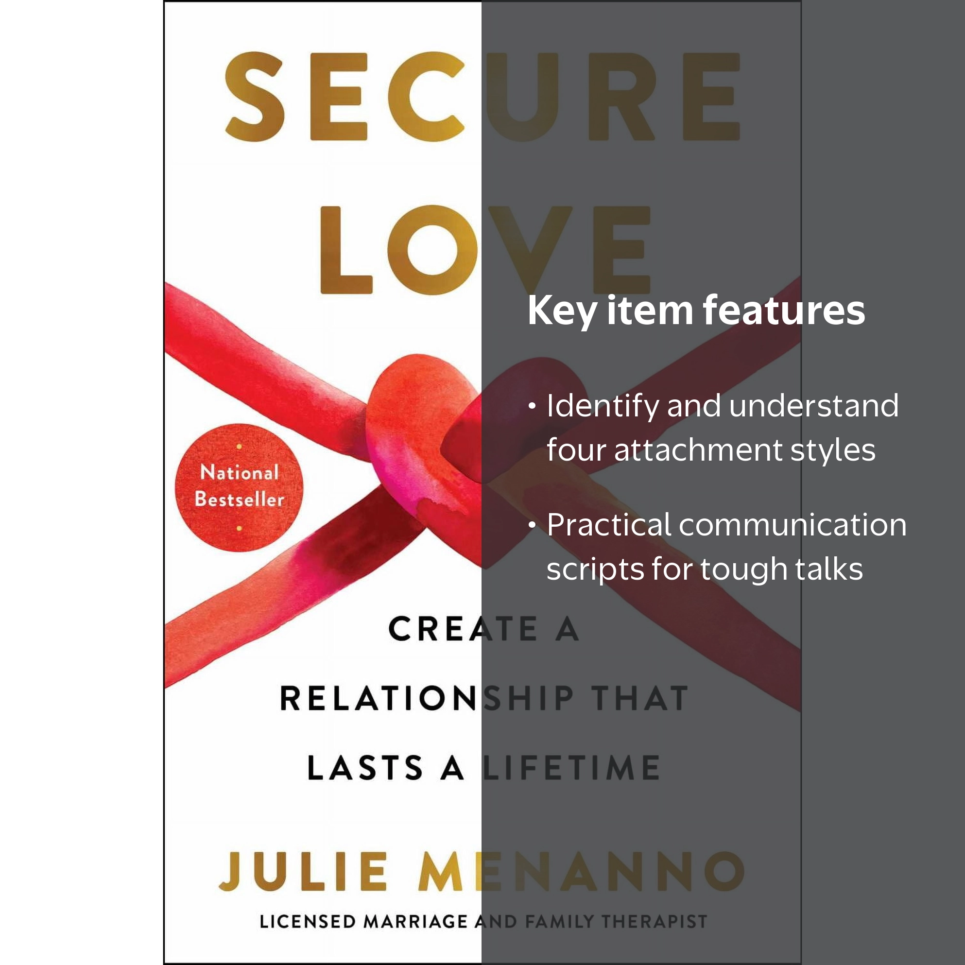 Julie Menanno, Secure Love, ISBN 9781668012864, Relationship Guide